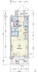 北浜駅 徒歩5分 13階の物件間取画像